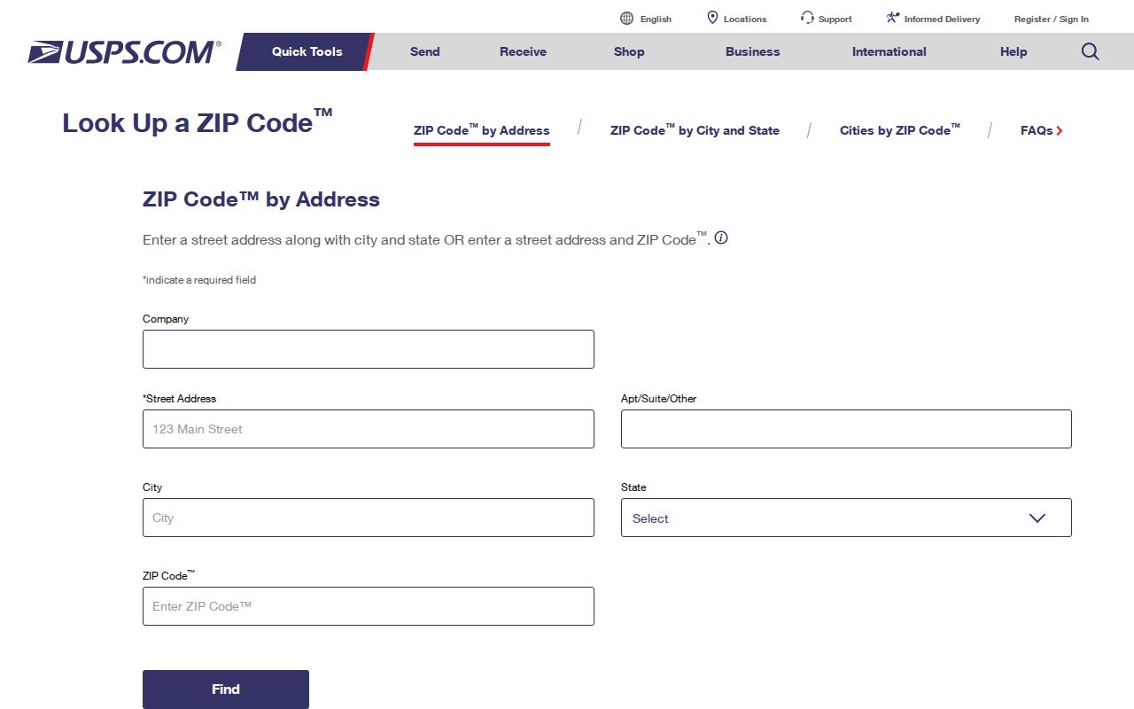 Largo ZIP code directory USPS address lookup